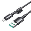 Kabel Joyroom S-A50 Unlimited Series 3A USB-A na Lightning s magnetickým organizérem 1,2 m - šedý