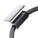Kabel Joyroom S-A50 Unlimited Series 3A USB-A na USB-C s magnetickým organizérem 1,2 m - šedý