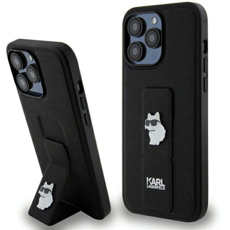 Kryt Karl Lagerfeld CHOUPETTE PINS iPhone 13 Pro Max – černý