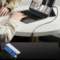 Kabel Joyroom S-A50 Unlimited Series 3A USB-A na Lightning s magnetickým organizérem 1,2 m - šedý