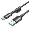Kabel Joyroom S-A50 Unlimited Series 3A USB-A na USB-C s magnetickým organizérem 1,2 m - šedý