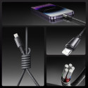 Kabel Joyroom S-A50 Unlimited Series 3A USB-A na Lightning s magnetickým organizérem 1,2 m - šedý