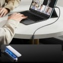Kabel Joyroom S-A50 Unlimited Series 3A USB-A na USB-C s magnetickým organizérem 1,2 m - šedý