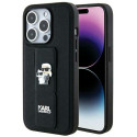 Kryt Karl Lagerfeld GRIPSTAND pro iPhone 14 Pro - černý