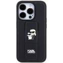 Kryt Karl Lagerfeld GRIPSTAND pro iPhone 14 Pro - černý