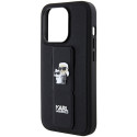 Kryt Karl Lagerfeld GRIPSTAND pro iPhone 14 Pro - černý