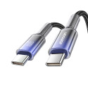 Joyroom S-A42 Crystal-Clear Series 60W USB-C - USB-C cable 1.2m - black