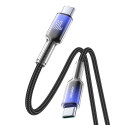 Joyroom S-A42 Crystal-Clear Series 60W USB-C - USB-C cable 1.2m - black