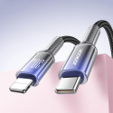 Joyroom S-A42 Crystal-Clear Series 30W USB-C - Lightning cable 1.2m - black