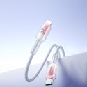 Joyroom S-A42 Crystal-Clear Series 30W USB-C - Lightning cable 1.2m - white