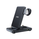 Joyroom Nabíjecí stanice 4 v 1 JR-WQS02 iPhone AirPods Apple Watch skládací s Lightning konektorem - černá