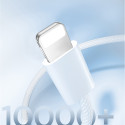 Joyroom S-A45 Ben Series 30W Cable (USB-C - Lightning) Braided 1m - White