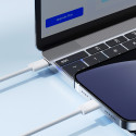 Joyroom S-A45 Ben Series 30W Cable (USB-C - Lightning) Braided 1m - White