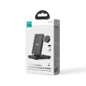 Joyroom Nabíjecí stanice 4 v 1 JR-WQS02 iPhone AirPods Apple Watch skládací s Lightning konektorem - černá