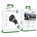 Acefast D40 Car Holder with Qi2 15W Magnetic Charger for Air Vent - Black
