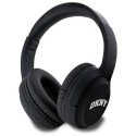 Sluchátka DKNY DKBH3DNYAK Bluetooth na uši Black Arch Logo - černá