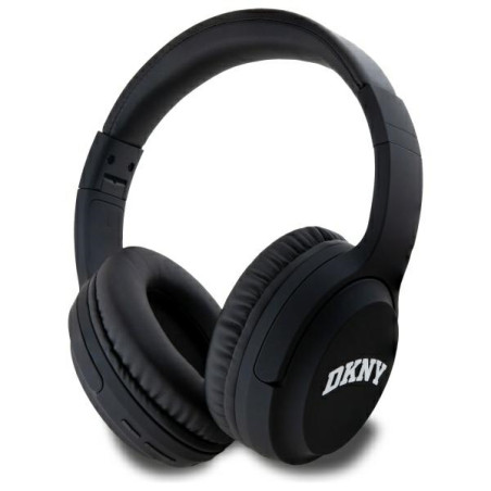 Sluchátka DKNY DKBH3DNYAK Bluetooth na uši Black Arch Logo - černá