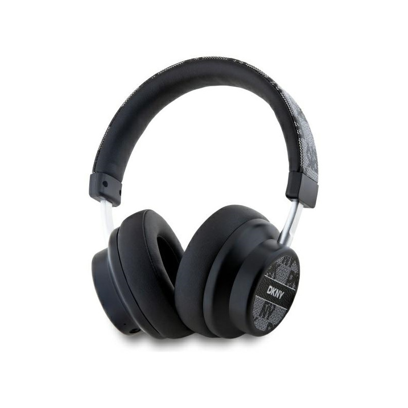DKNY Bluetooth On-Ear Headphones DKBHM2PCSHLK Black/Black Checkered Pattern
