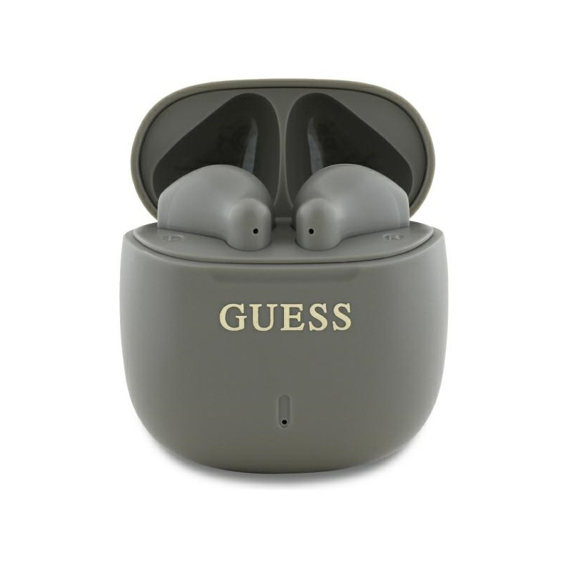 Guess Bluetooth headphones GUTWSJ14ESGE TWS + docking station taupe Printed Classic Logo