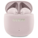 Guess Bluetooth headphones GUTWSJ14ESGP TWS + docking station pink/pink Printed Classic Logo