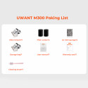 UWANT M300 500W 13000Pa Mattress Vacuum Cleaner for Allergy Sufferers, with UV - White
