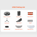 UWANT U100 Robot Vacuum Cleaner with Mopping Function + Charging/Cleaning Station - Black