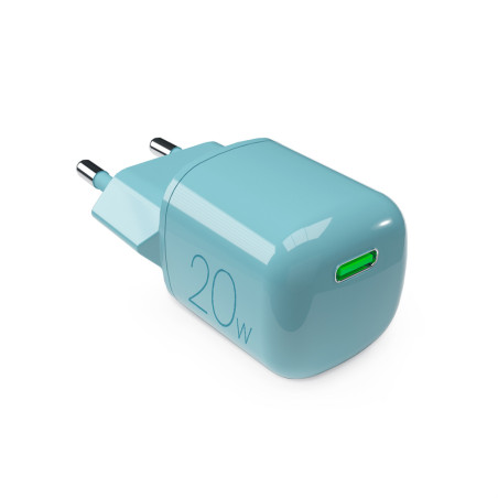 Nabíječka do sítě Puro 20W GaN USB-C - zelená