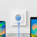 Nabíječka do sítě Puro 20W GaN USB-C - modrá