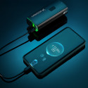 Přední světlo na kolo Wozinsky + kabel USB-C (3000 lm) - černé