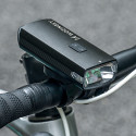 Přední světlo na kolo Wozinsky + kabel USB-C (3000 lm) - černé