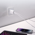 SBS TETRPD20W 20W USB-A USB-C Wall Charger with Power Delivery - White