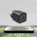 SBS TETRGAN1C20K 20W GaN USB-C Wall Charger with Power Delivery - Black