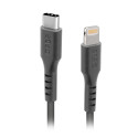 Kabel SBS TECABLELIGTC1K USB-C na Lightning 1 m - černý
