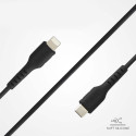 Kabel SBS TECABLELIGTC1K USB-C na Lightning 1 m - černý