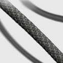 Kabel SBS TECABLETISSUETCK USB-C na USB-C 1,5 m 60W opletený - černý