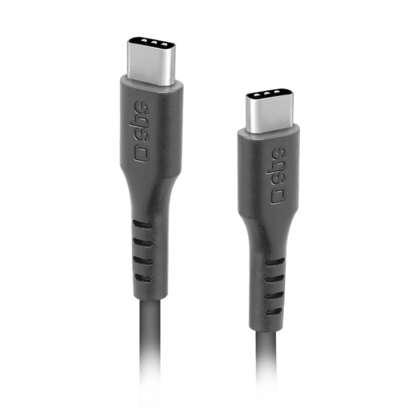 Kabel SBS TECABLETCC3M USB-C na USB-C 3 m - černý