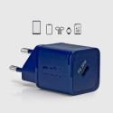 Nabíječka do sítě SBS TETRGAN1C20B 20W GaN s Power Delivery - modrá