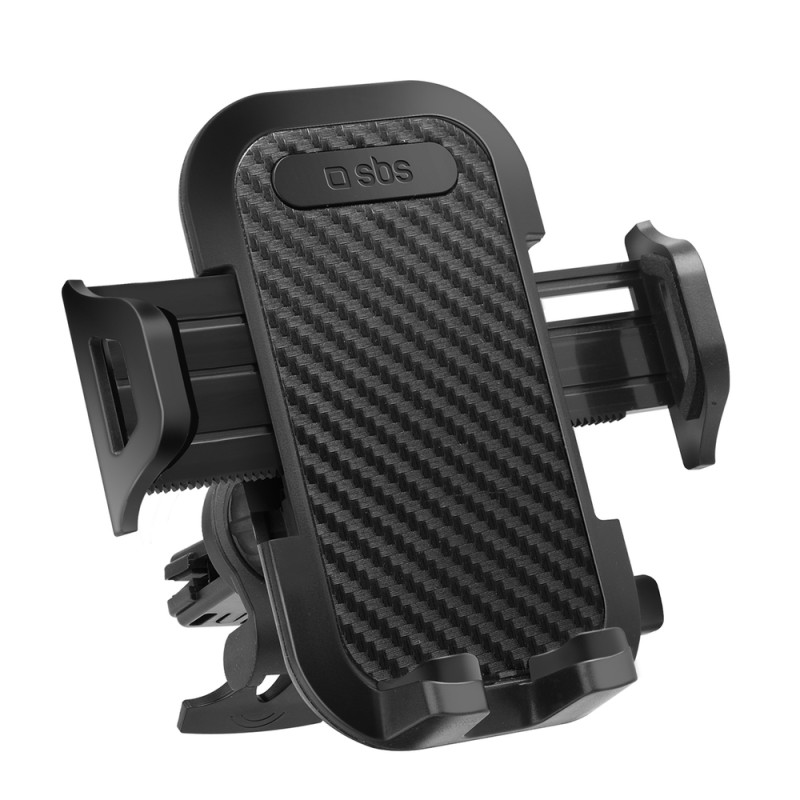 Držák SBS TEHWSUPCLIPSTG na smartphone do mřížky ventilace, se zesílenými čelistmi - černý