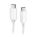 Kabel SBS TECABLETISSUETCCG USB-C na USB-C 1,5 m 60W opletený - šedý