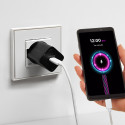 Kabel SBS TECABLETISSUETCCG USB-C na USB-C 1,5 m 60W opletený - šedý
