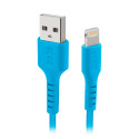 SBS TECABLEUSBIP589A USB-A - Lightning Cable - Blue