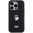Kryt Karl Lagerfeld GRIPSTAND pro iPhone 14 Pro Max - černý