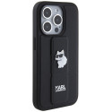 Kryt Karl Lagerfeld GRIPSTAND pro iPhone 14 Pro Max - černý