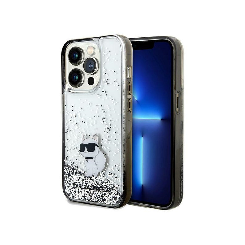 Kryt Karl Lagerfeld CHOUPETTE pro iPhone 14 Pro Max - transparent