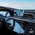 Smartphone holder with inductive charger SBS TESUPFANWIR15W 15W for air vent, with cooling - black