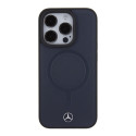 Kryt Mercedes MagSafe iPhone 15 Pro - navy blue