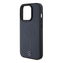 Kryt Mercedes MagSafe iPhone 15 Pro - navy blue
