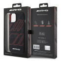 Kryt AMG Silicone MagSafe Rhombuses pro iPhone 15 Plus / 14 Plus - bla