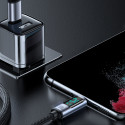 Joyroom Prism Series A16 USB-C / USB-C 100W 1,2m kabel s LED displejem - černý