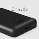 SBS TEBB5000MAG1CK Wireless Power Bank 5000 mAh USB-C, MagSafe Compatible - Black